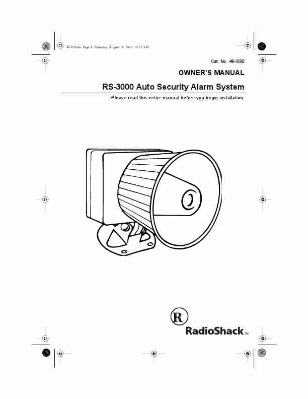 Radio Shack Automobile Alarm RS-3000-page_pdf